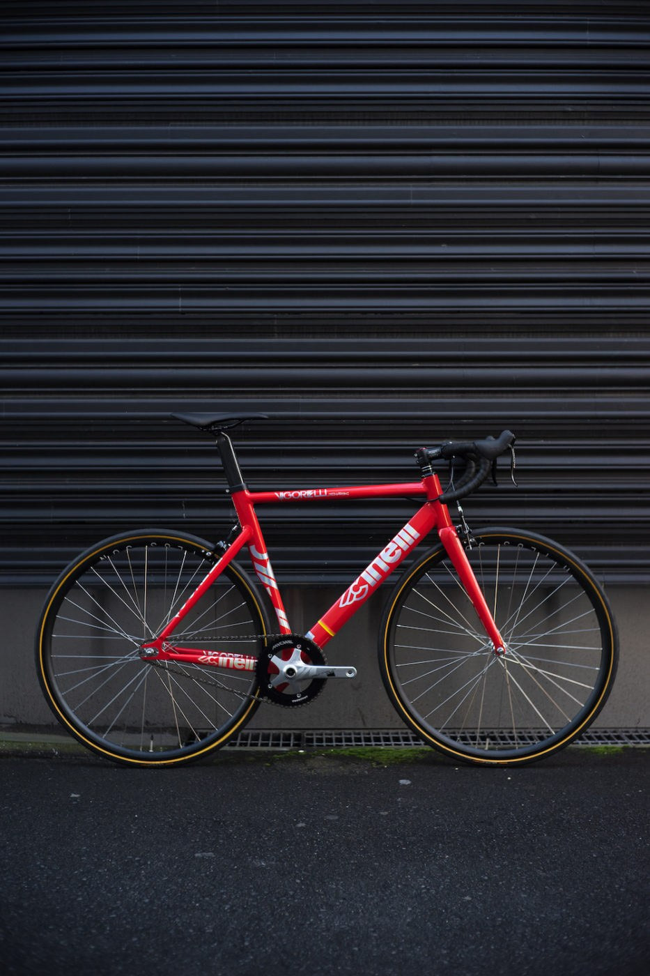 Cinelli vigorelli shark online red frameset