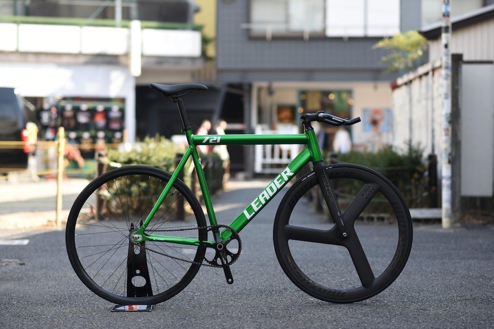 LEADER BIKES NEW 721TR GREEN CUSTOM BIKE | ブローチャーズ - BROTURES ONLINE STORE  - ピストバイク通販