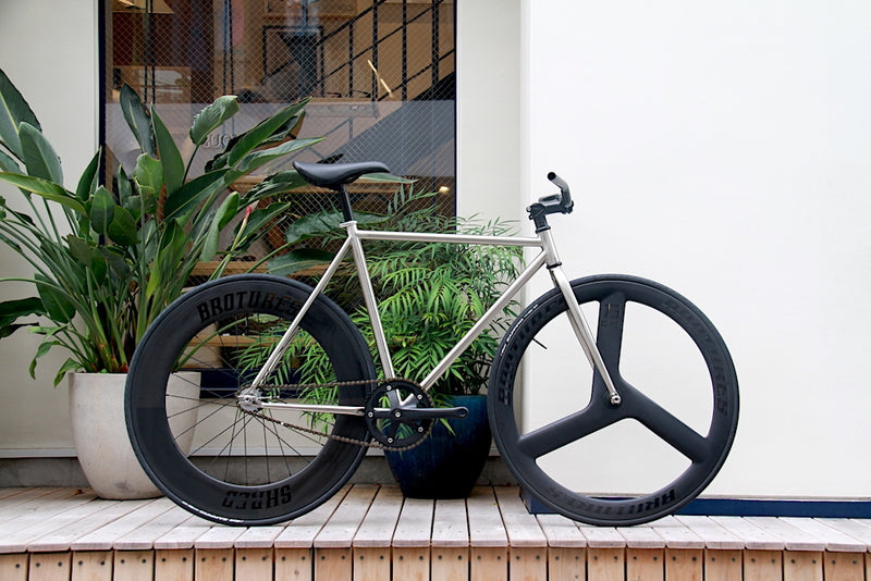 8万円の自転車を使って、カスタムバイクを組む。