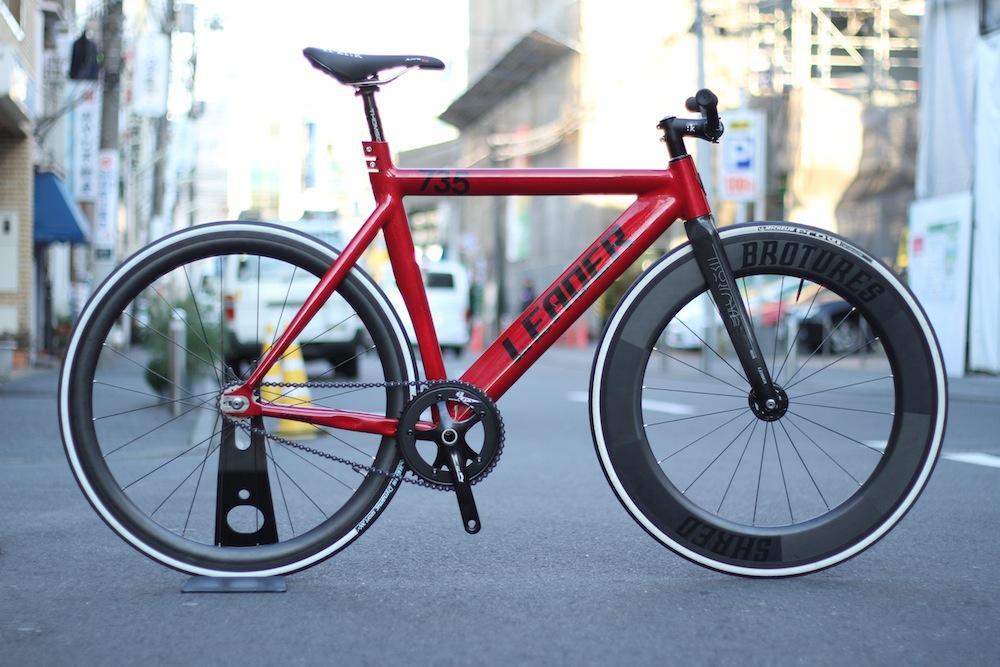 LEADER BIKE 735TR RED CUSTOM! | ブローチャーズ - BROTURES ONLINE STORE - ピストバイク通販