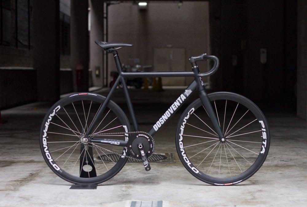 ■DOSNOVENTA HOUSTON ドスノベンタ ヒューストン シングルスピード ブラック アルミフレーム ピストバイク 自転車 札幌発 ★ DOSNOVENTA HOUSTON CUSTOM BIKE. | ブローチャーズ - BROTURES ONLINE