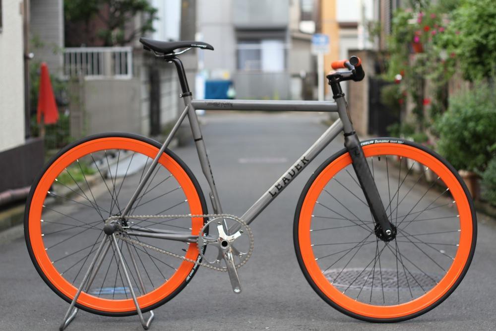 LEADER BIKE 722TS ORANGE CUSTOM | ブローチャーズ - BROTURES ONLINE STORE - ピストバイク通販