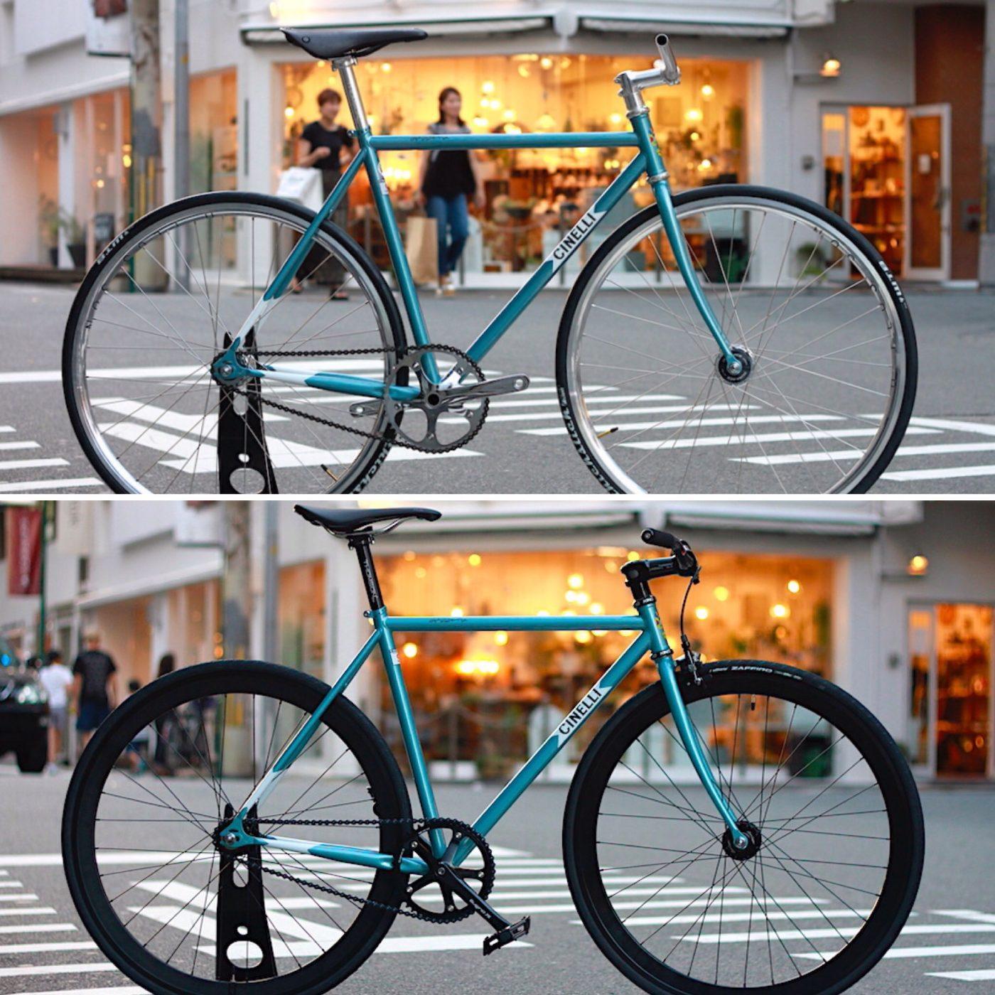 CINELLI GAZZETTA タイプの違うカスタム | ブローチャーズ - BROTURES ONLINE STORE - ピストバイク通販