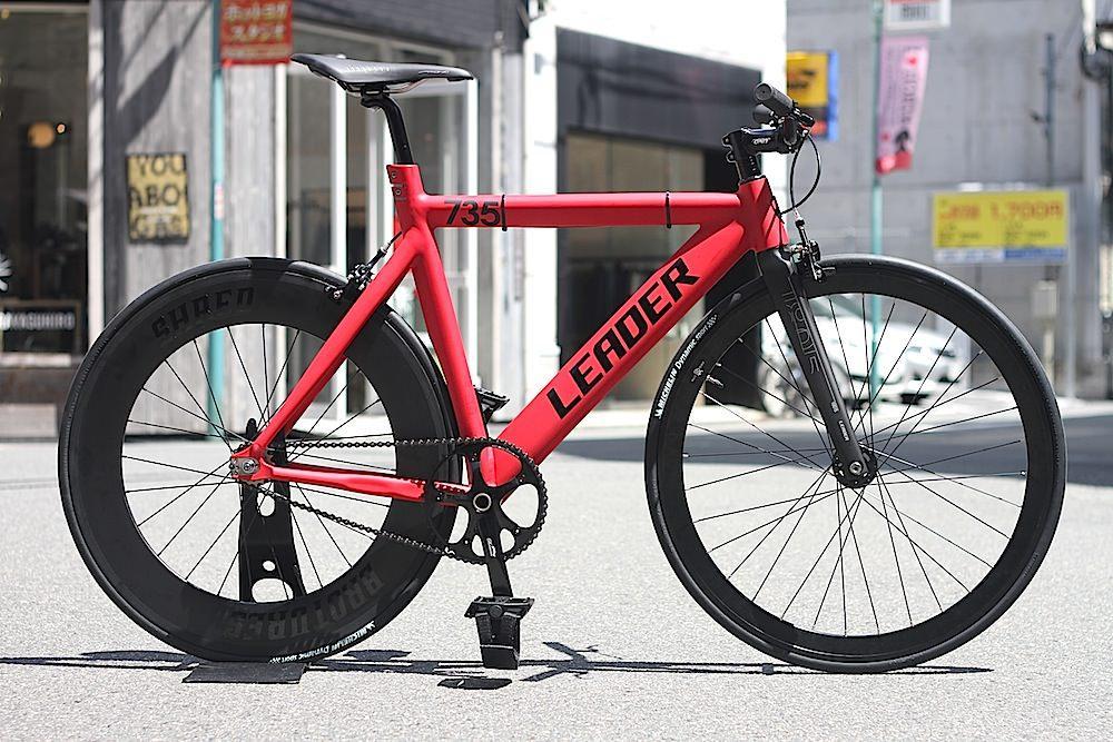 LEADER BIKES 735TR MATT RED CUSTOMER BIKE. | ブローチャーズ 