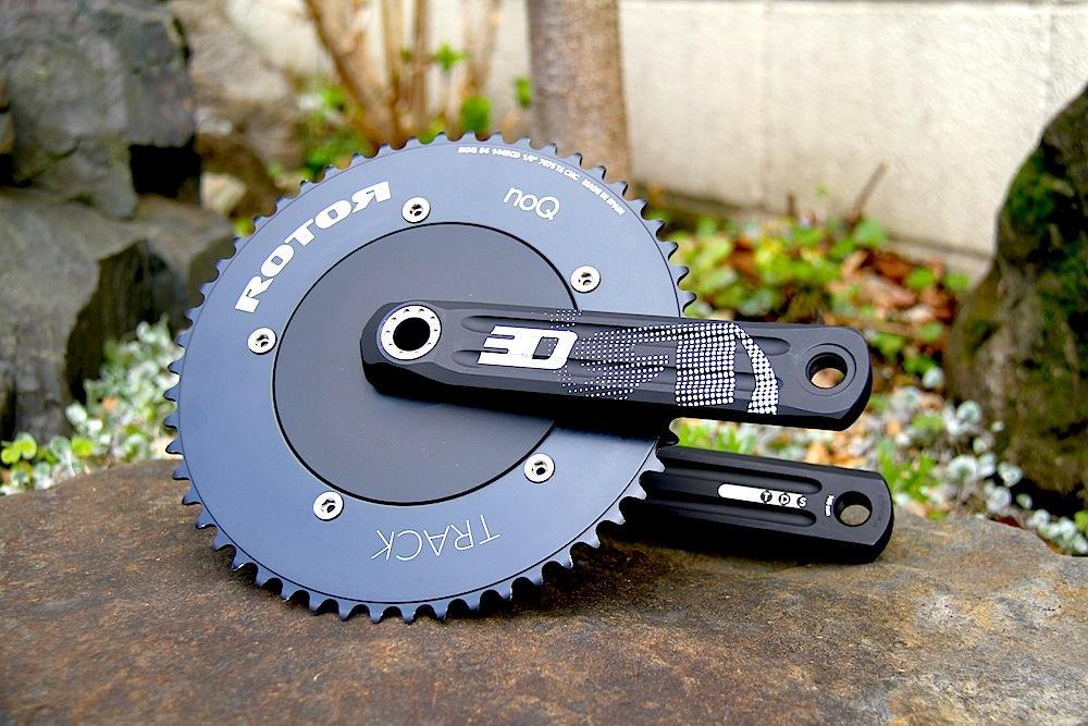 お得正規品ROTOR VEGAST TRACK クランク165mm 中古　ピスト クランク