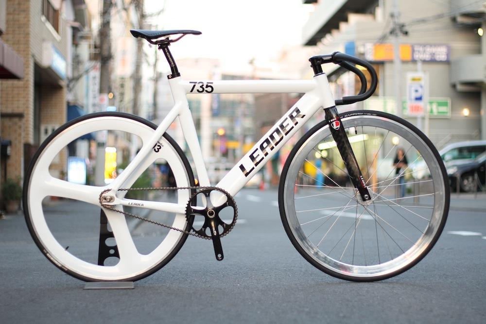 Leader Bike 735TR White Polish Custom !! | ブローチャーズ 