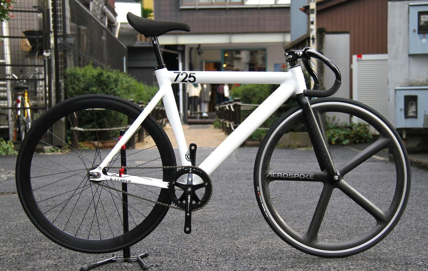 LEADER BIKE 725TR WHITE × AERO SPORK CUSTOM SET