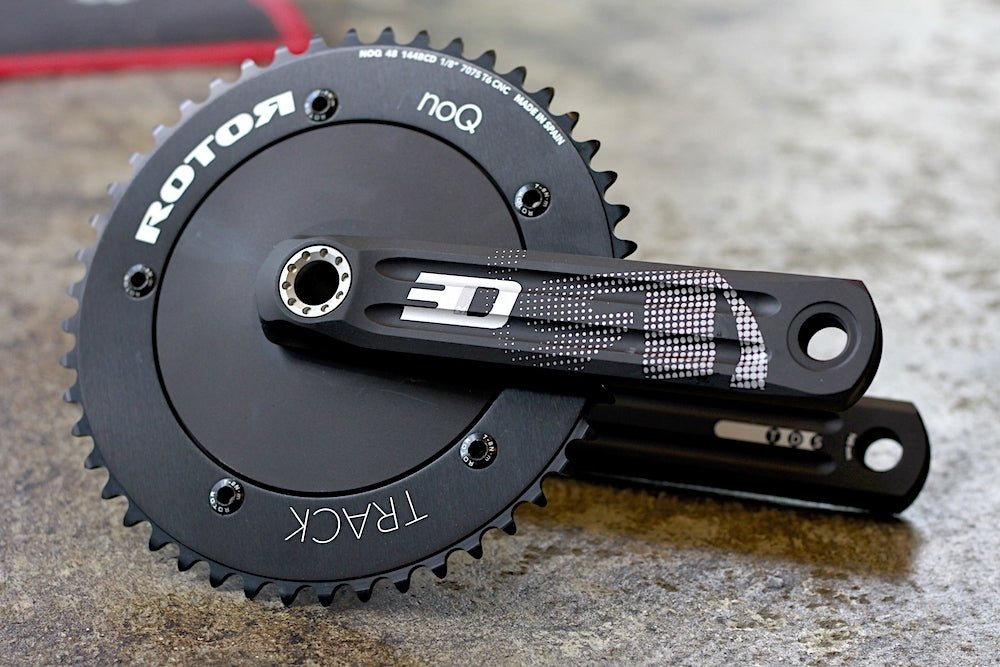 ROTOR 3DＦクランクセット 34T ブラック ROTAR ローター ROTOR 3DF noQ チェーンリング 52-36T/シャフト