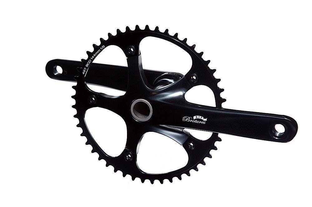 BROTURES RIP ピスト用クランクセット、セラミックBB付 br-crank-rip-black-165mm_1_1-