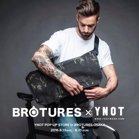 ついにYNOTがBROTURES OSAKAに再登場!