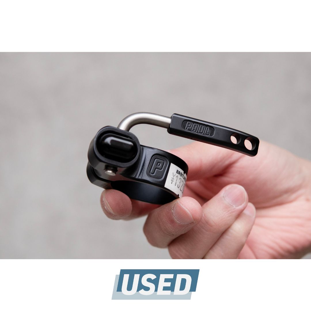 PAUL COMPONENT QUICK RELEASE SEATPOST COLLAR (BLACK / 31.8mm)【USED】