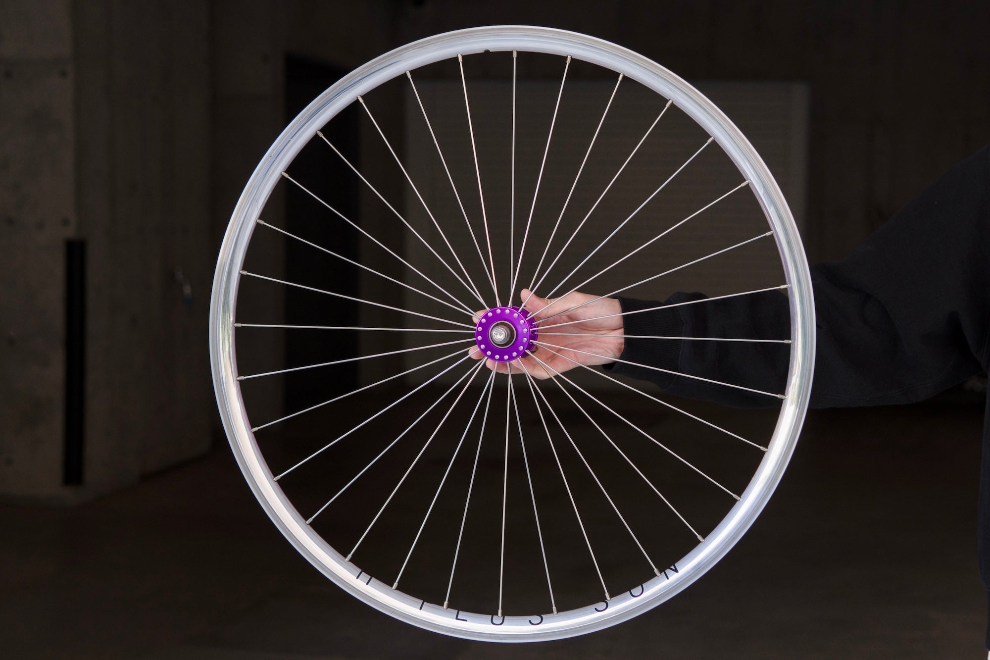 USED】H PLUS SON AT-25 (Polish) × PHILWOOD LOW FLANGE TRACK HUB(Purple