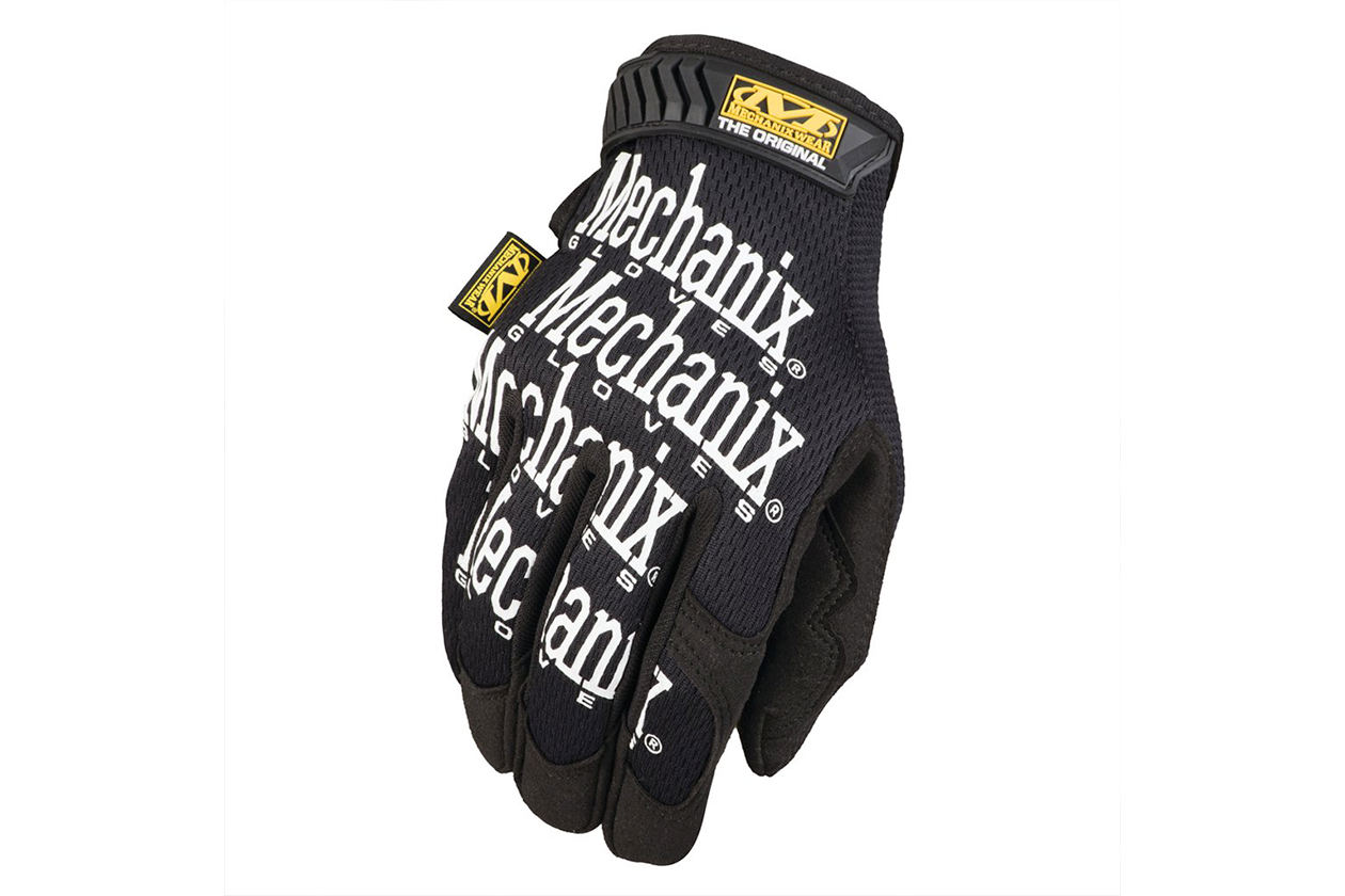 Airgas - MF1MG4X-75-008 - Mechanix Wear® Size 8 Black And Tan Material4X®  Original® Leather And TrekDry® Full Finger Mechanics Gloves With Hook and  Loop Cuff