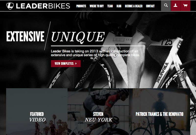 LEADER BIKE Web Site Revamped