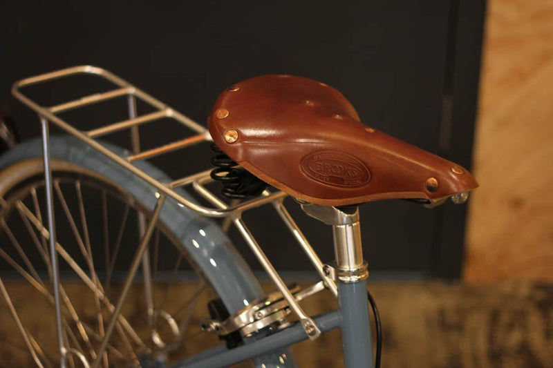 嫁と自転車とBROOKS