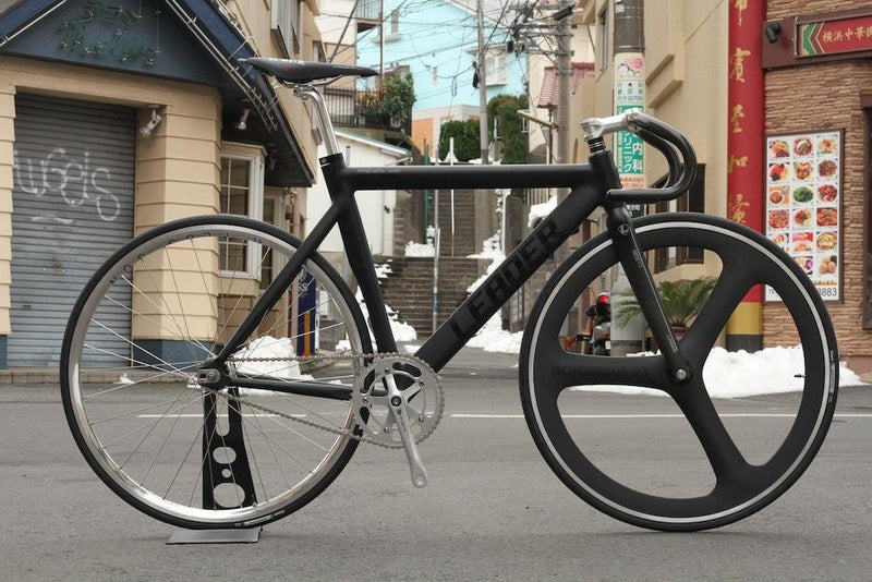 LEADER BIKE 725 BLACK × SILVER PARTS CUSTOM　