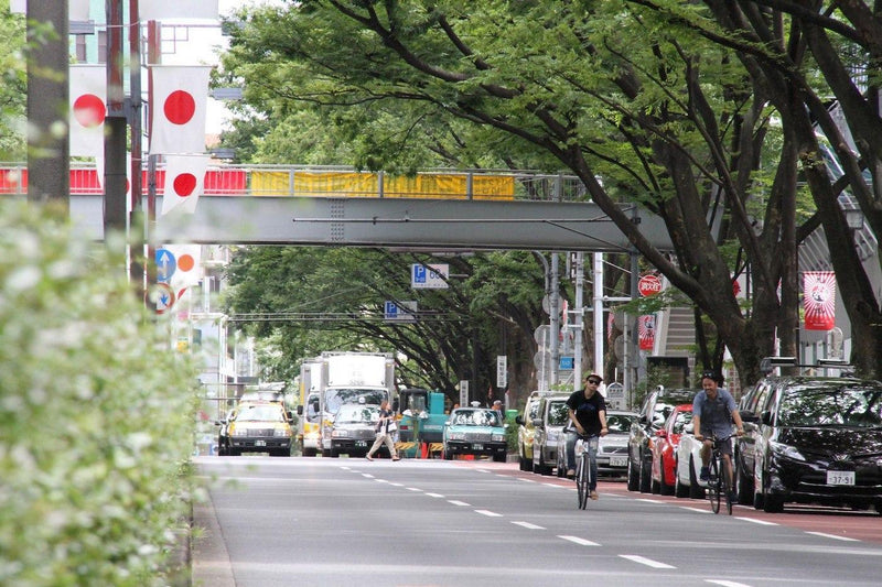 原宿店にてLEADER BIKE 721TR試乗会開始。