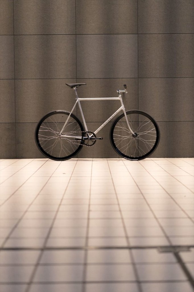 メーカー不明 ピストバイク 54 ラグフレーム 固定 シングル 競輪