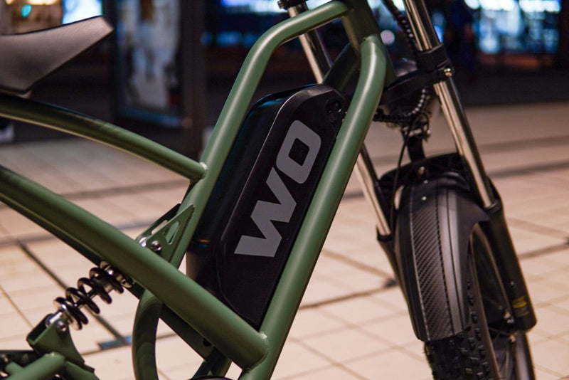 新生E-BIKE、”WO”。