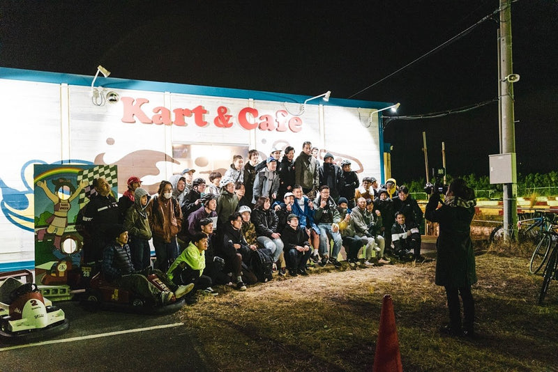 日本でも、この大阪でもピストバイククリテリウムってやつを開催してるんです。