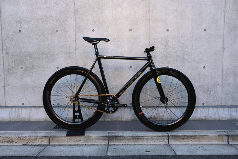 統一感のある美しいピストバイク