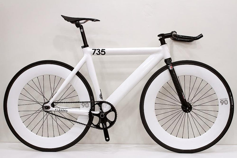 LEADER BIKE 735TR WHITE CUSTOM BIKE