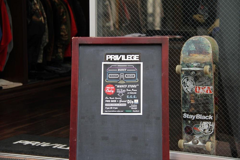 Wavey Store” Hellrazor StayBlack POP UP SHOP