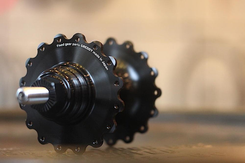 Fixed gear parts GREDDY made in Japan.
