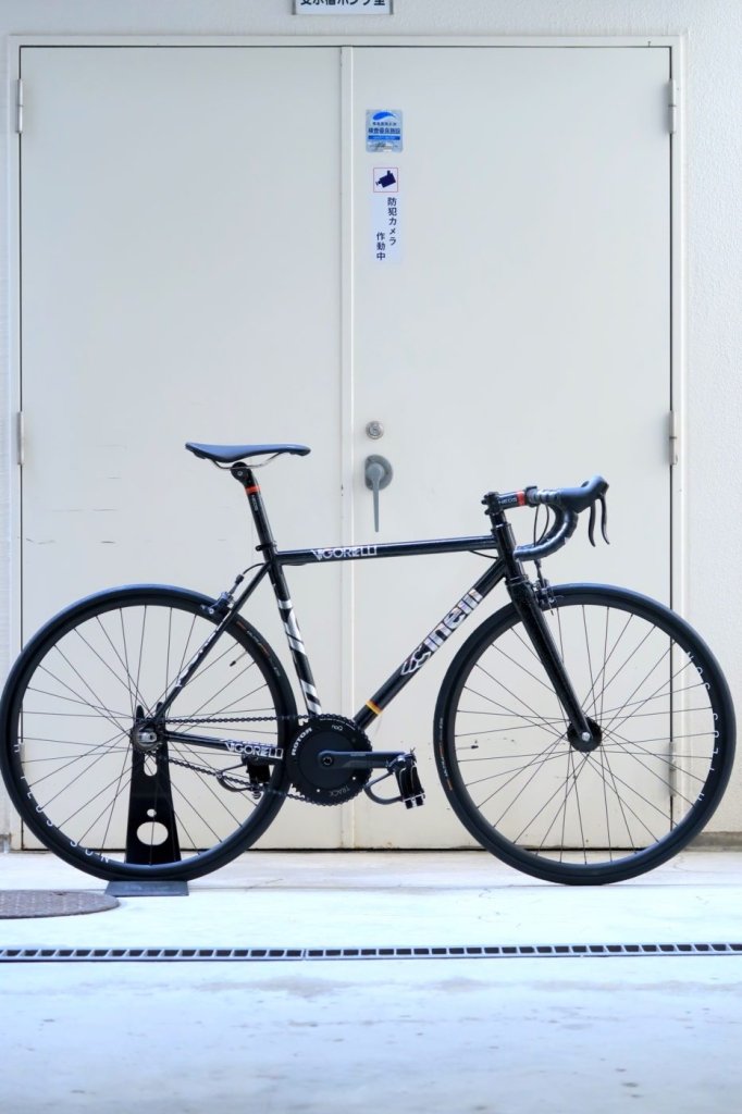 ロードライクに組めるのもこのフレームの良さ。