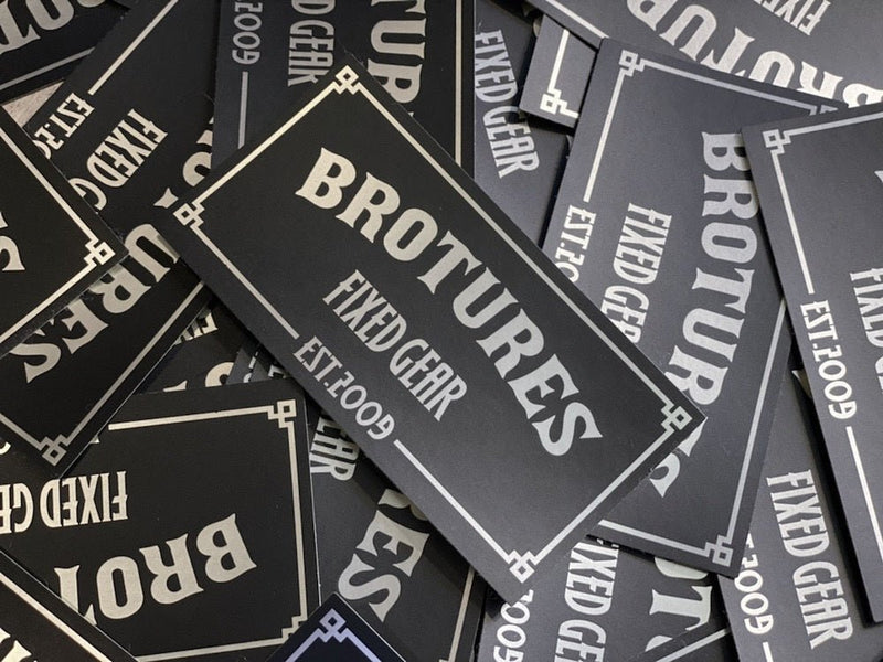 BROTURESオリジナルステッカー発掘。