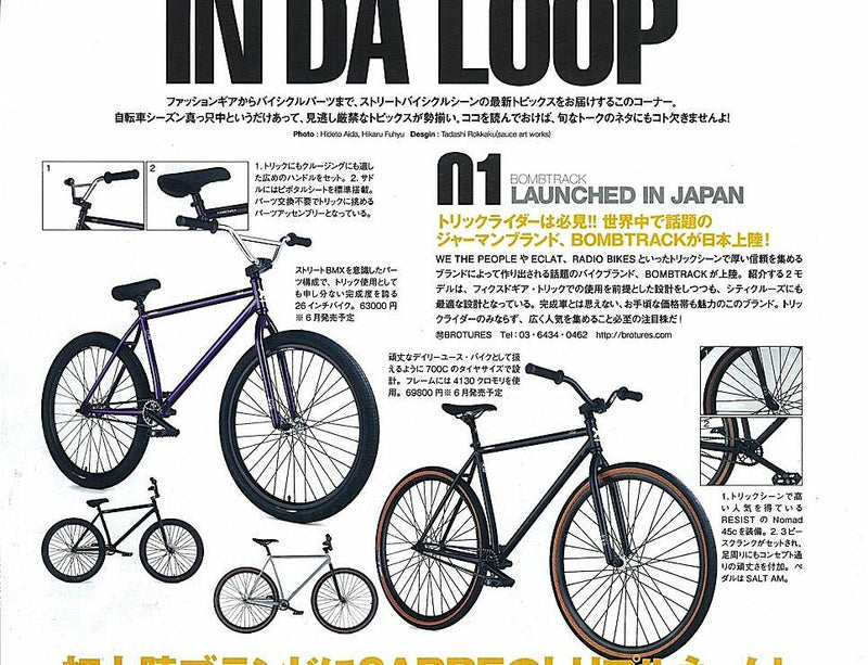 BOMBTRACK in Loop Magazine!