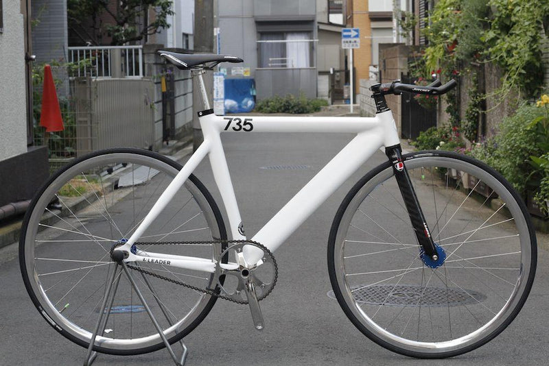 LEADER BIKE 735TR ×　Rough Pista×PHILWOOD　WHEEL CUSTOM