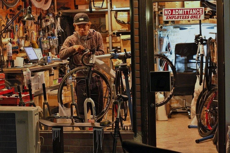 After the closing a shop