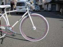 女子チャリ　クレイジーシープ　JAH LIFEオリジナルカスタム完成車