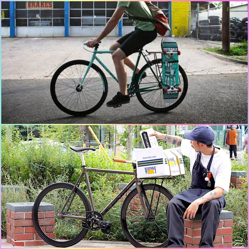 ピストバイクにラックを装着！