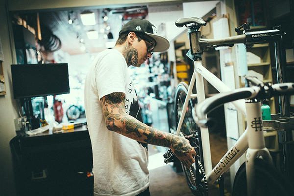 LEADER BIKE WITH TONY PERY OF PIERCE THE VAIL