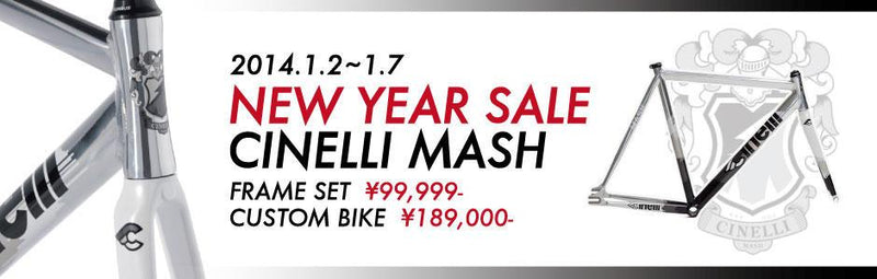 New Year Sale “CINELLI×MASH Histogram2014 BASE CUSTOM BIKE