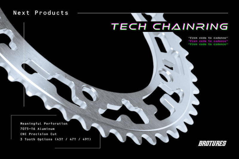 BROTURESから新作パーツ “TECH CHAINRING” が登場！