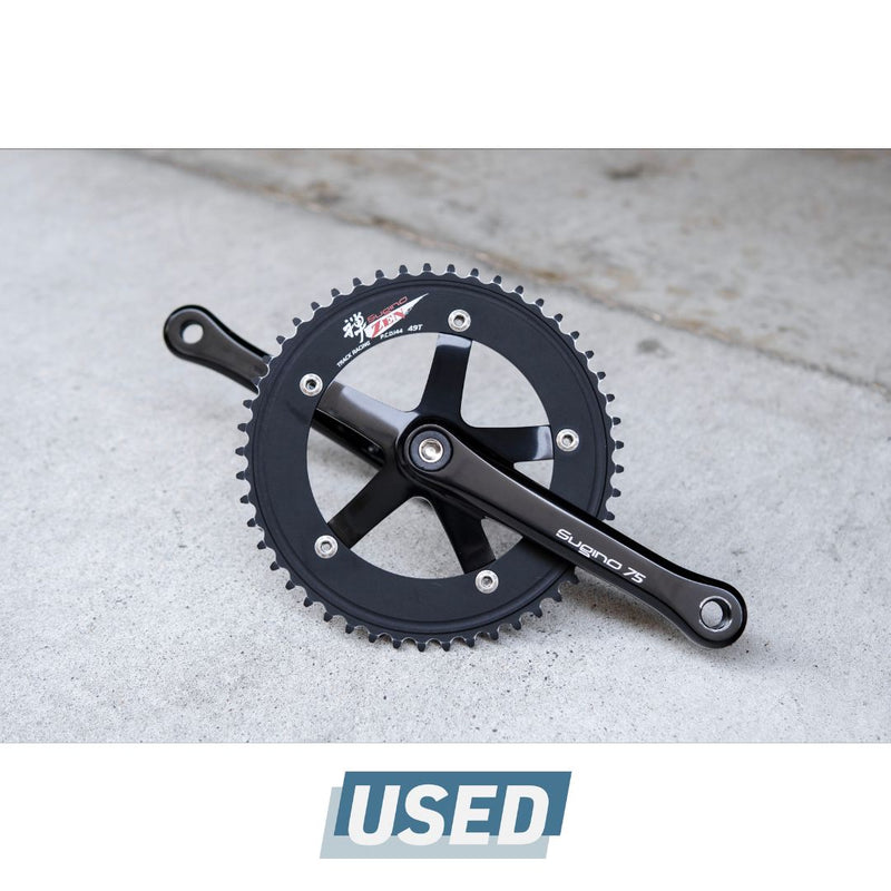 SUGINO SG75 CRANK with ZEN144 (49T)【USED】
