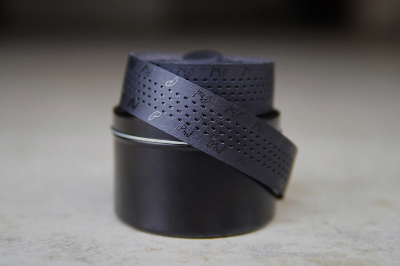 PHILWOOD logo bar tape STEALTH BLACK