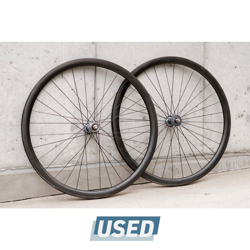 BROTURES F35 × PHILWOOD LOW FLANGE TRACK HUB Custom Wheel F/R Set【USED】