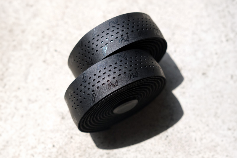 PHILWOOD logo bar tape STEALTH BLACK