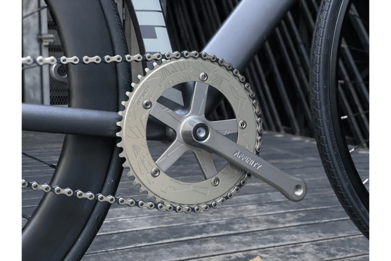 affinity cycles 旧ロゴ 超希少 クランクセット 48t affinity cycles 旧ロゴ 超希少 クランクセット 48t