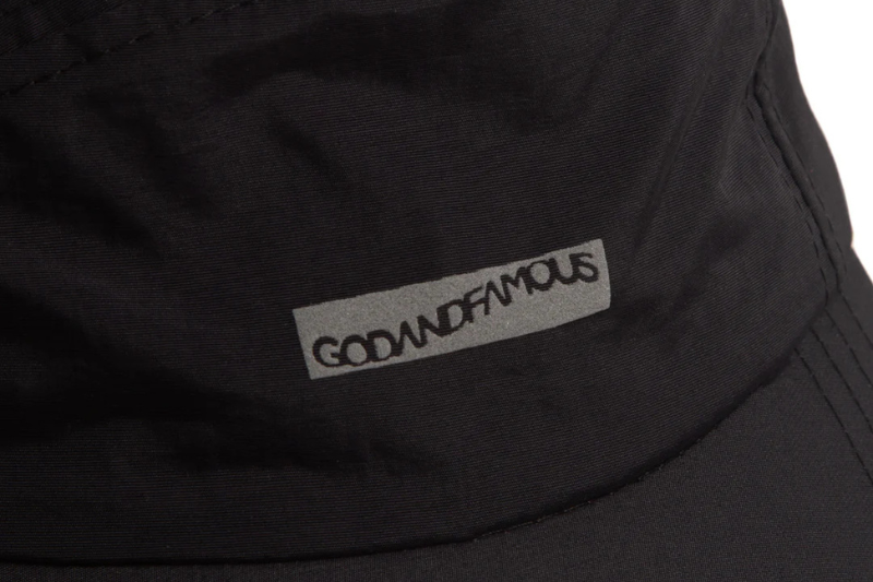 GODANDFAMOUS Offset 7-Panel Nylon Hat