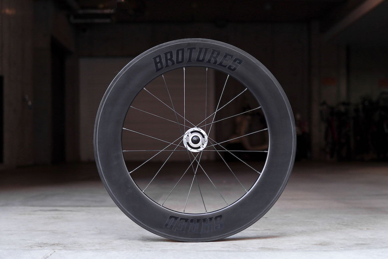 USED】BROTURES SHRED88 CARBON WHEEL (FRONT)