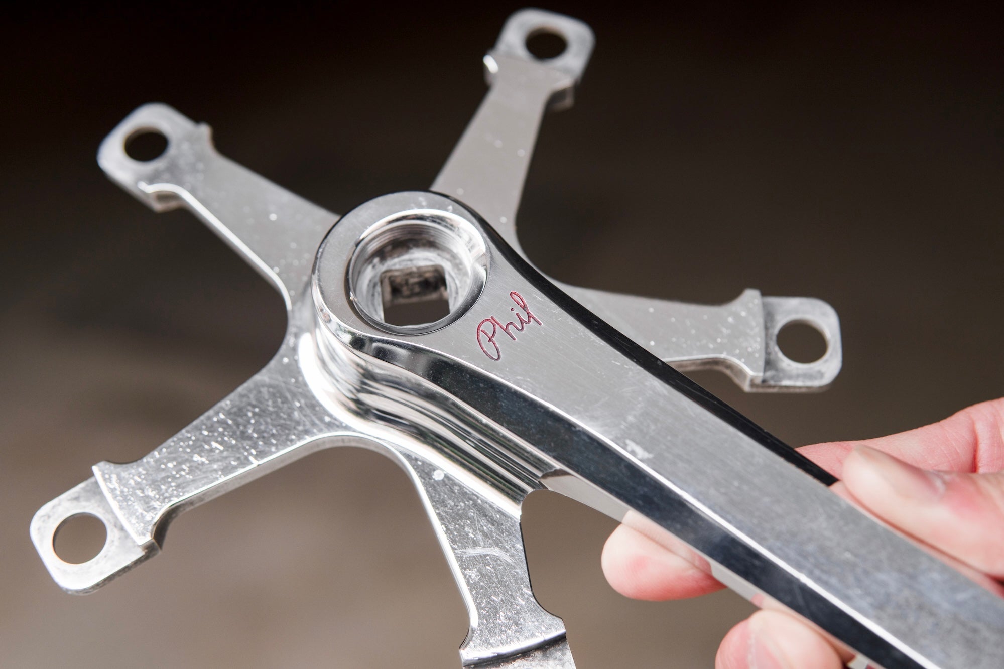 USED】PHILWOOD TRACK CRANK (純正BB付属)