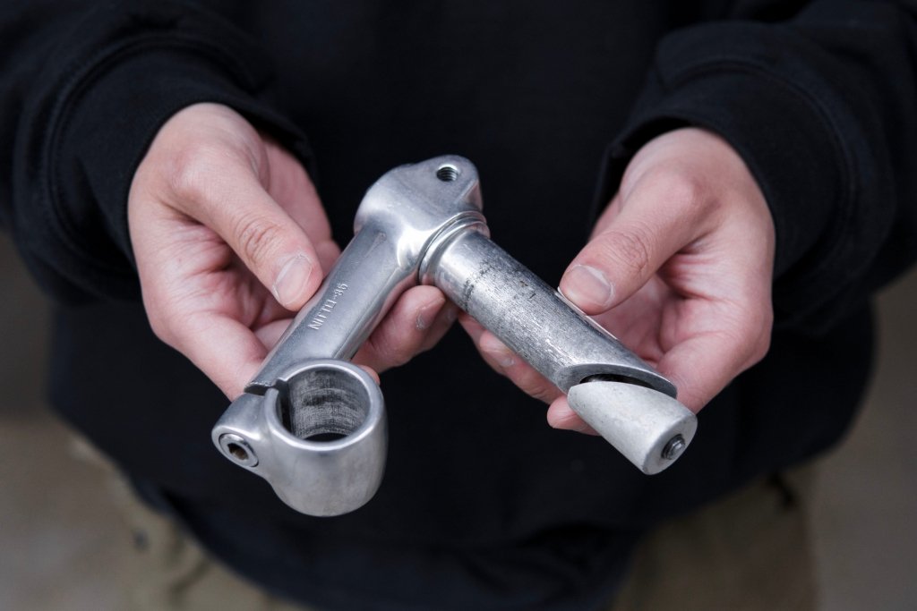 NITTO VIAステム (天返しステム） 85mm 【USED】