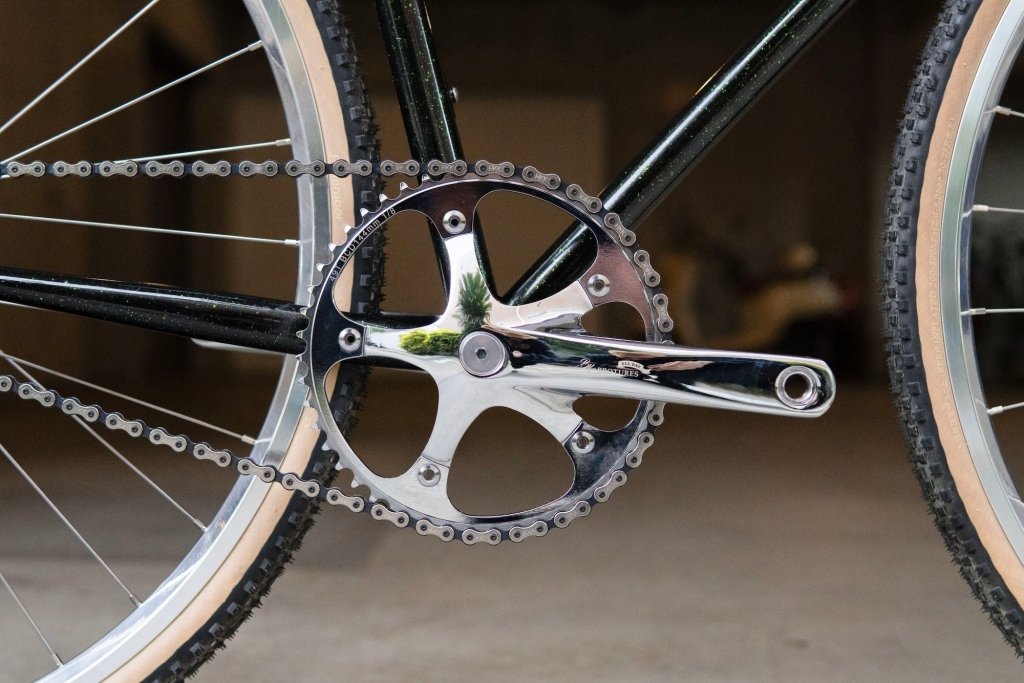 ALL CITY BIG BLOCK (BLACK/GREEN-SPARKLE / C-T515mm)【USED】