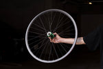 H PLUS SON AT-25(HLH) × PHILWOOD LOW FLANGE TRACK HUB (GREEN) Custom Wheel  F/R Set 【USED】