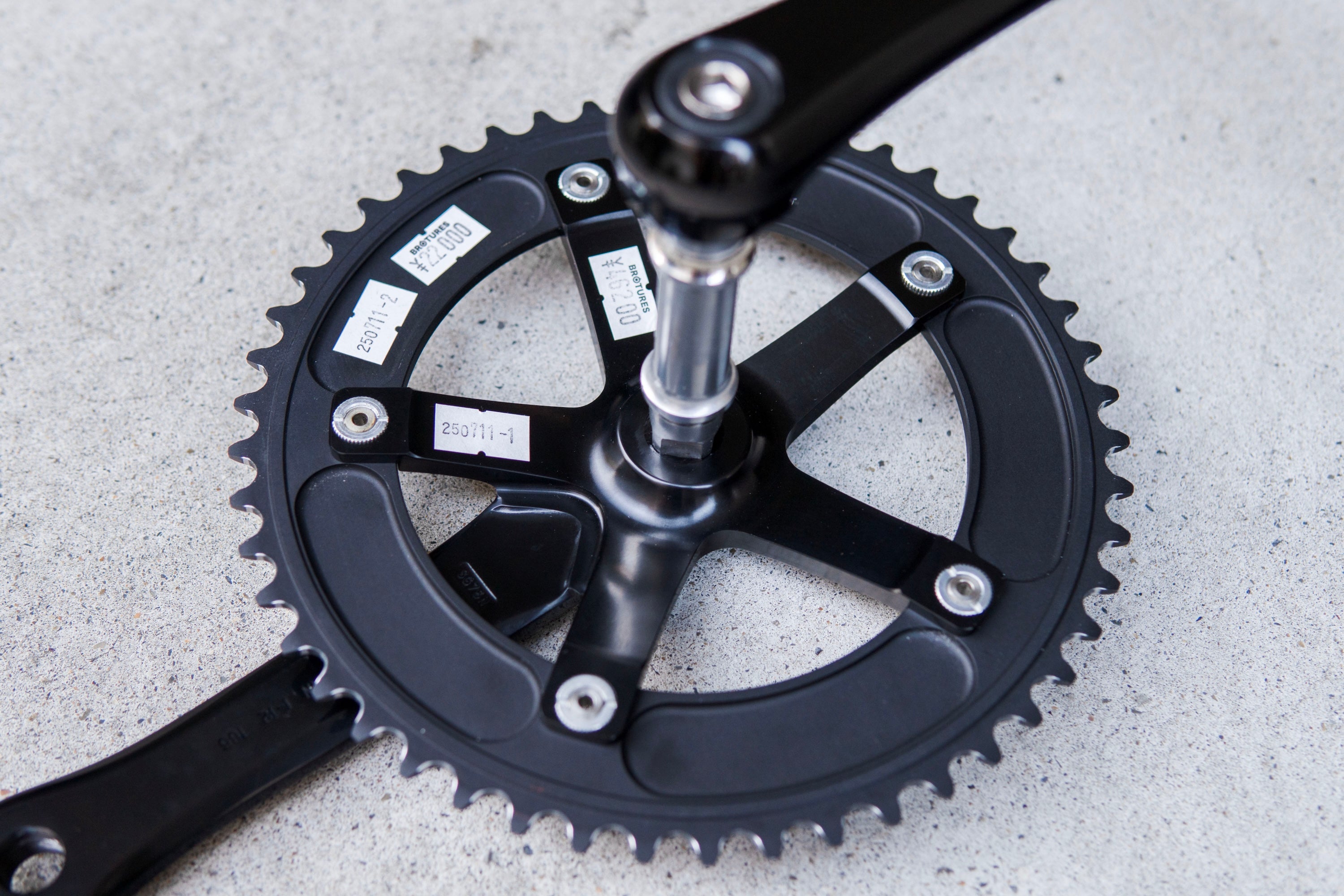 R*o様 157 【中古・美品】 SUGINO　スギノ　ALP　ギヤクランクセッ SUGINO SG75 CRANK with ZEN144 (49T)【USED】